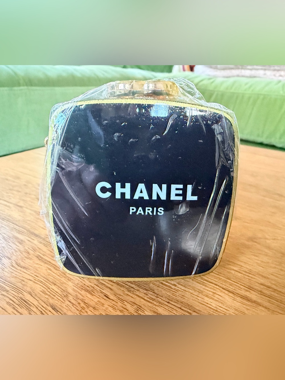BRAND NEW Black Chanel Mini Beauty Box Coin Purse w Chain Link Strap (Removable) - Picture 3 of 11